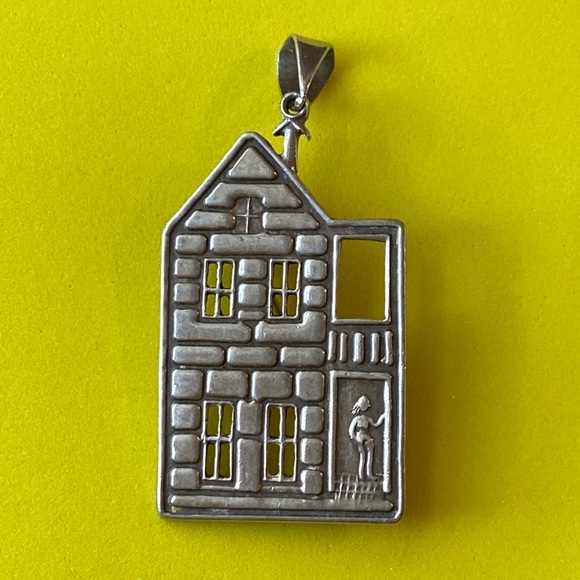 Jewelry Vintage Taxco Mexico Silver House Brooch Pendant Poshmark